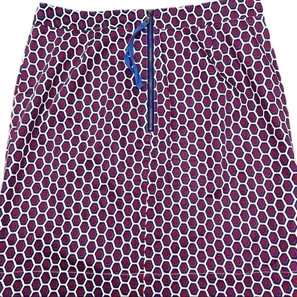 𝅺HATLEY cotton skirt, size 10, fully lined, a great print to transition to fall - Picture 3 of 5